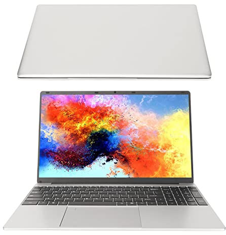 Zunate Computer Portatile da 15,6 Pollici, 16 GB 1 TB per Laptop Aziendale con Schermo IPS HD Win 11, Computer Notebook con Retroilluminazione della Tastiera, Tastierino Numerico,