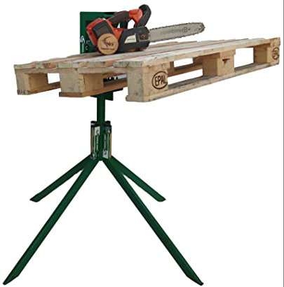 Timber Croc Palettenhalter | Kompakte Werkbank Plattformsägepferd zum Schneiden & Spalten von Holz | Holzschneiden Holzspalter Sägepferd