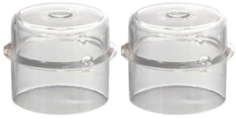 goodluxx 2 pezzi 100 ML coperchio tazza di misurazione dosaggio tappi di tenuta adatti per Bimby TM5 TM6 TM31 robot da cucina pezzo di ricambio coperchi trasparenti misurini
