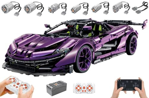 Technik Auto für MacIeran P1, Mit Motor, 3224-tlg, Keine Originalverpackung | 1:8 Groß Auto Modellbausatz, MOC Klemmbausteine Rennauto Modell Set, Automodell Sammlerstück Geschenk für Autofans