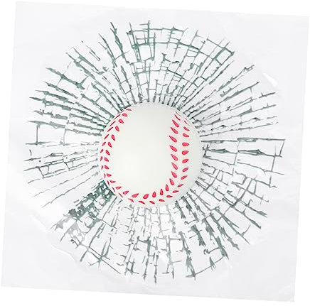 Supvox Autoaufkleber Vinylaufkleber Fensteraufkleber Selbstklebend Tennis Ball Design Wasserfest Weißer Baseball