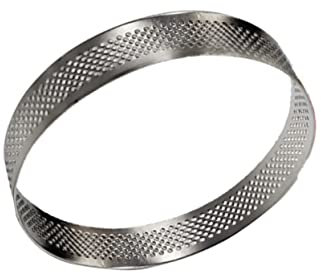 Ciieeo 1Stk Kuchen-Mousse-Ring Milka-Kekse kreisförmige Tortenringe rostfrei Kuchenform Flache Pfanne Mousse-Kreis Runde Backform Quadrat Pappbecher Schneidemaschine Sandwich Kuchen Kreis