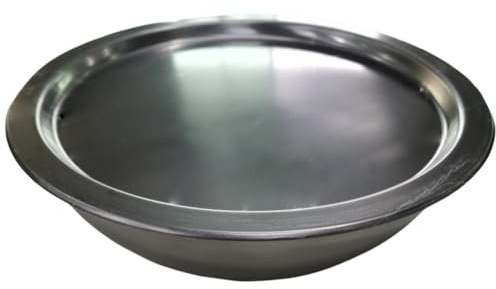 Lipfer Cuenco De Acero Inoxidable para Cocina, Cuenco Grueso para Amasar, Tazón De Preparación Grande, Cuenco para Mezclar, Cuenco De Metal para Pudín, Cuenco Grande De Acero para Hornear