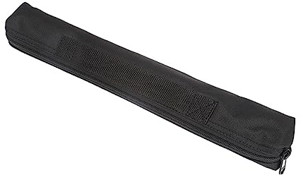 JEWEDECO Querflötentasche aus Wasserdichtem Oxford Gewebe Weiche Flöten Tragetasche mit Reißverschluss Schwarzes Blockflötenkoffer für Flöte für Täglichen Gebrauch