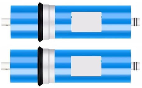 Filtre à eau par osmose inverse Filtre à osmose inverse 800 Gpd, 2 pièces, 3012-800G, Membrane RO, pièces de purificateur d'eau de cuisine pour filtre à eau sous l'évier
