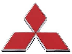 Coche Emblemas para Mitsubishi L200,3D Insignia Logotipo CalcomaníAs Pegatina Logo Decoración Etiqueta Embellecedores Carrocería Accesorios,Red-M