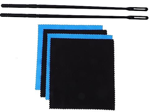 DIKACA 1 Satz Flötenreinigungstuch-kit Bausatz Flötenreinigungskit Flötenputzer Flötenreinigungswerkzeuge Flötenpflegetuch Flötenreinigungsstab Instrumentenreinigungsset Plastik