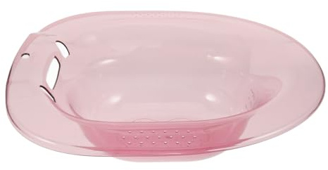 TEMPNAP Sitzbad für Postpartum Pflege Ergonomisches Kunststoff Badewannenbecken zur Linderung von Hämorrhoidenbeschwerden Einfach zu Reinigen und Platzsparend für Gäste Wcs und Häusliche