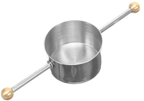 STOBAZA Misurino Da Bar in Acciaio Inox Doppia Sfera Strumento Preciso Per Cocktail e Tonica Dosatore Liquidi Professionale Per Bartender e Creazione Di Bevande