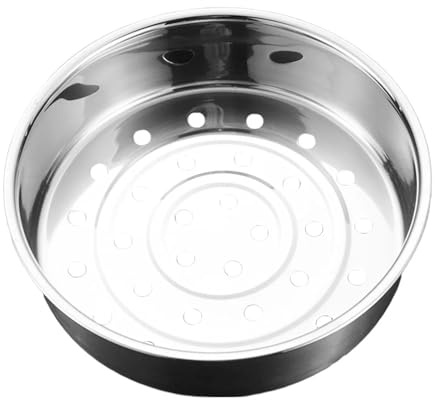 Cesta de vapor for albóndigas, vaporera for mariscos, soporte for cocinar al for verduras, acero inoxidable for para Dumpling Momo(22.5x22.5cm)