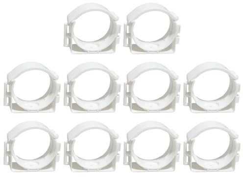 Rohrschelle für Rohrleitungen, Klemmhalter für 75 / 110 Rohrmontage, 10 Stück