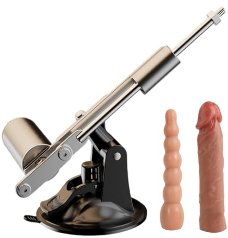Machine à Sexe Automatique avec Godemichet Réaliste – Machine de Pénétration Rapide Jouet Sexuel pour Homme & Femme, Appareil de Poussée Érotique Adulte