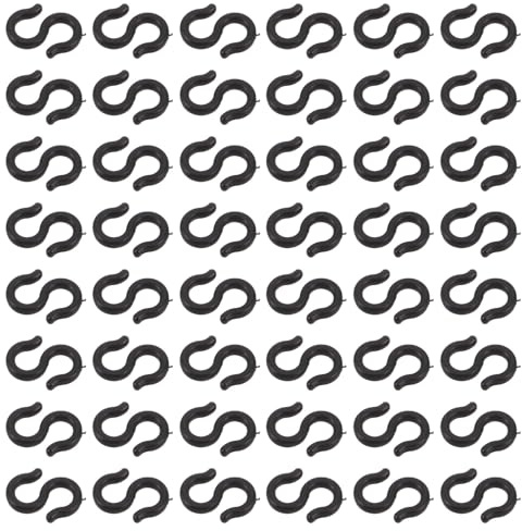 iplusmile 50pcs Bicycle S-Style Cable Clips for Road and Folding Bikes Plastic Brake and Shift Line Holder Cycling Cable Housing Fixing Clamp for Bike Brake Management