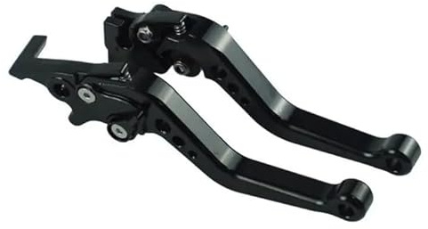 Woniyal Levier de Frein et d'embrayage pour KYMCO Agility 50 (2010-2026) 1 Paire CNC Aluminium Réglable 6 Vitesses Poignée de Levier de Frein pour Moto Scooter,Black
