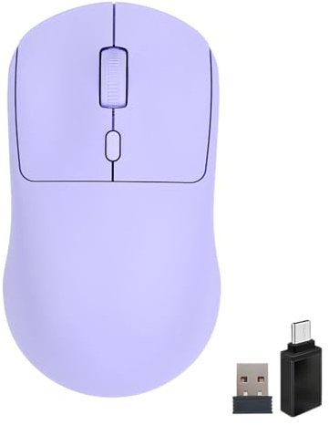 Wowssyo Souris sans fil, Bluetooth, souris sans fil avec DPI réglable 800/1200/1600, souris portable USB 2,4 GHz, souris d'ordinateur ergonomique, pour ordinateur portable, PC, iOS, Android, iPad