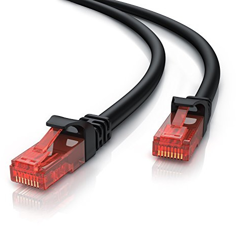 CSL - 10m Cable de Red Gigabit Ethernet LAN Cat.6 RJ45-10 100 1000Mbit s - Cable de conexión a Red - UTP - Compatible con Cat.5 Cat.5e Cat.7 - Conmutador Router módem
