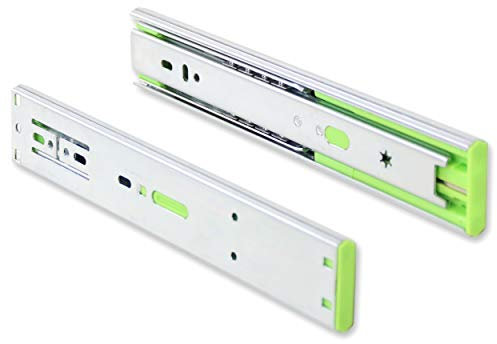 Schubladenschienen Schubladenauszüge Teleskopauszüge Selbsteinzug Dämpfer Vollauszug Softclose 45 mm Höhe 250 mm Länge 1 Paar,2 Paare,3 Paare,4 Paare,5 Paare,6 Paare,7 Paare,8 Paare (1 Paar (2 Stück))