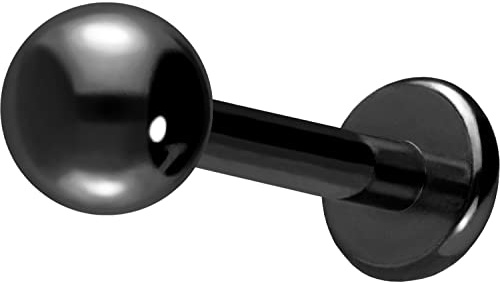PIERCINGLINE Labret Stecker aus Chirurgenstahl - Lippen-, Nase- oder Ohrpiercing - stylische Farben und Größen