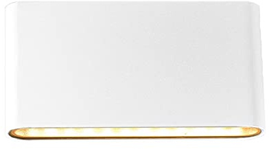 LongLife LED GmbH by HK Wandleuchte Slide 12W UP and DOWN 3000K IP54 weiß Außenwandleuchte Wandlampe für Innen- & Außenbereich Wandaußenleuchte Fassadenbeleuchtung Außenbeleuchtung Wegeleuchte