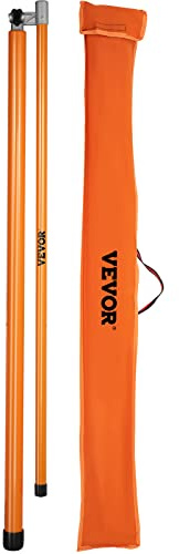 VEVOR Load Height Measuring Stick, 20' Sturdy Fiberglass Truck Height Stick with Adjustable Pole, Non-Conductive Truck Height Measuring Stick with Carrying Bag, Height Stick for Trucks, Car Haulers
