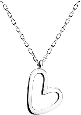 Sofia Milani - Damen Halskette 925 Silber - Herzen Anhänger - N0481