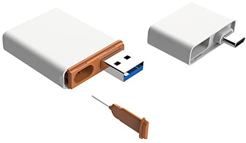 MOOKEENONE Lecteur de carte mémoire 2 en 1 TF nCARD NM Nano USB 3.1 Type-C