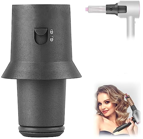 Adapter für Dyson Supersonic Haartrockner HD01 HD02 HD03 HD04 HD07 HD08 | Haartrockner Ersatzadapter, Umwandlung in Lockenstab-Styler,Feste Haftung,einfache Handhabung, einfache Montage und Demontage