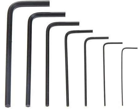 8PK-022 Mini-Innensechskantschlüssel-Set, 0,7 mm-3 mmp, 7 Stück
