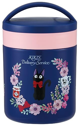 Skater LJFC3AG-A Antibacterial Insulated Soup Jar, Soup Pot, 10.1 fl oz (300 ml), Kiki's Delivery Service, French Studio Ghibli