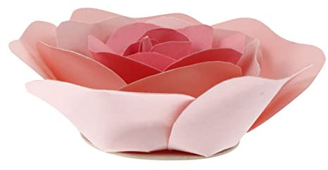 Alipis 1stück DIY Große Papierrose Für Hochzeits Und Geburtstagsfeiern Dekorative Wandblumen Rosa Papierblumen Hintergrund Für Festlichkeiten