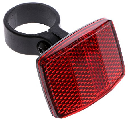 BFLKY Bike Rear Warnning Reflector Bike Rear Reflector Light Back Reflective Boards Night Riding Parts
