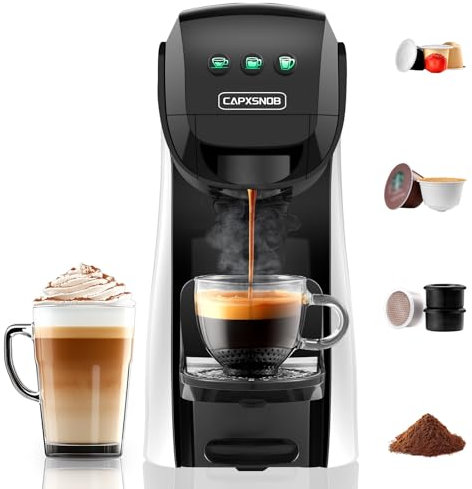 Machine à Café Capsules pour Nespresso Dolce Gusto