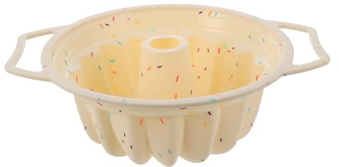 Mikinona 1pezzi Stampo in Silicone Rotondo Per Dolci Con Metallico Flessibile e Antiaderente Resistente Temperature Estreme Facile Da Sformare e Pulire Per Forno e Frigorifero Per Cake Desi