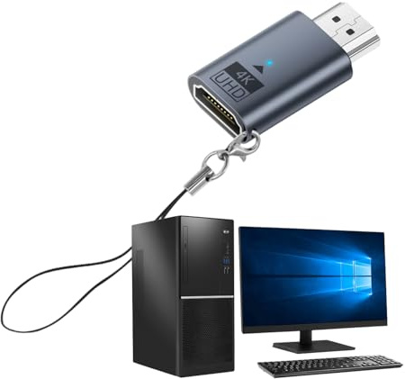 Adaptateur - Projecteur de Streaming Plug-and-Play - Récepteur de Streaming Vidéo | pour Ordinateur Portable Tablette Moniteur TV Fichiers Vidéo Audio