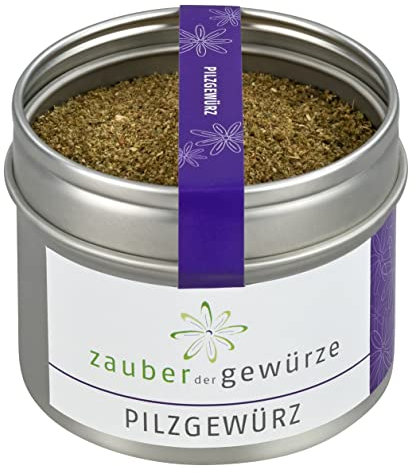 Zauber der Gewürze Pilzgewürz – Pilzpulver mit getrockneten Steinpilzen, verleiht herzhaftes Pilzaroma für Pilz- und Gemüsegerichte, 50 g