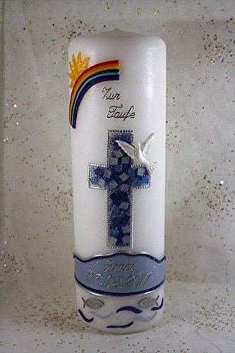 Konfirmationskerze K-101 inkl. Namen und Datum - auch zur Kommunion