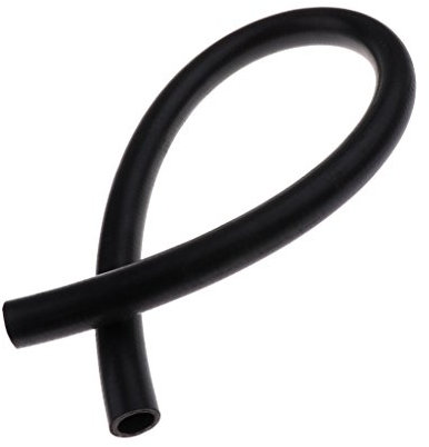 Backbayia Gummischlauch resistent gegen Öl, Benzin, Diesel, Pumpe, Kraftstoffleitung, Korrosionsschutz (schwarz, 26 mm)
