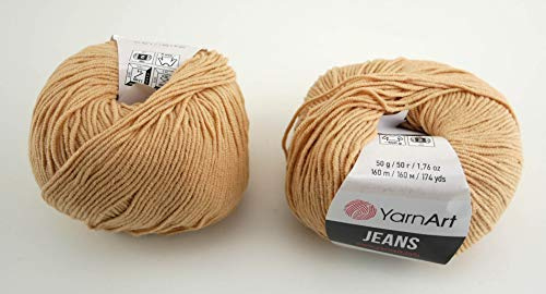 YarnArt Jeans Garn Baumwollgarn Amigurumi Babygarn Wolle 50g Yarn Art 160m/50g (07)