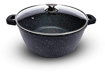 Techwood Faitout en pierre Ø 28 cm de diamètre TP-28FT