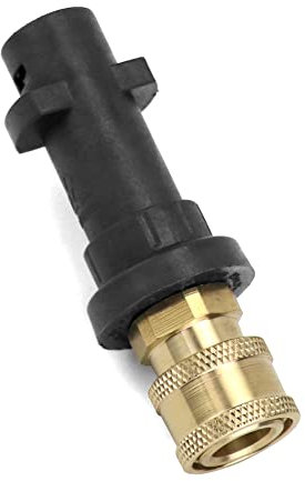 QWORK Adattatore per Pistola per idropulitrice, Attacco rapido in Ottone da 1/4, Compatibile con idropulitrici della Serie Kärcher K K2, K3, K4, K5, K6, K7