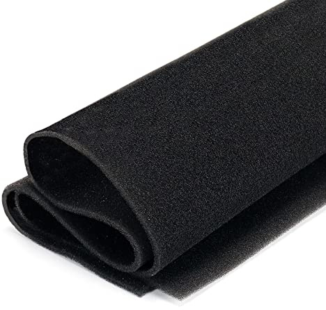 Wintcomfort Cut to Fit - Almohadilla de espuma prefiltro, repuesto de filtro de purificadores de aire, compatible con la mayoría de aire acondicionado, cubos de basura, deshumidificadores, 39 x 16