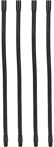 Manguera De Lámpara De Mesa, 4 Piezas Manguera De Lámpara De Cuello De Cisne Aluminio Calibre De 10 Mm Manguera De Lámpara De Escritorio De Mesa Flexible Accesorios De Iluminación (35Cm)