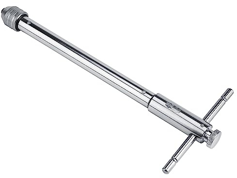 Headerbs Ratschen-Windeisen T-Griff Verstellbar M5-M12 für Tap Amp Matrizensatz Lang