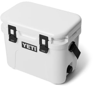YETI Roadie 15 Kühlbox Weiss – kleine tragbare Outdoor Kühlbox für Camping, Reisen & Angeln, robuste Eisbox mit hoher Isolierleistung