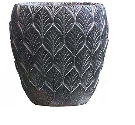 Vaso per Piante Vasi for piante, vasi da fiori decorativi possono essere utilizzati for interni ed esterni, vaso da fiori a grande rilievo, vaso da fiori, fioriera decorativa da pavimento in cemento V