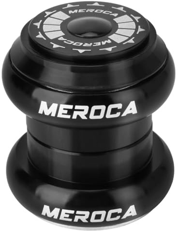 HOUSON Fahrrad-Steuersatz 34-34 mm – Doppelt Lager-System, CNC-Aluminium mit Staubschutz & Anodisierung für Straight-Gabel (28,6/30 mm, 111 g)