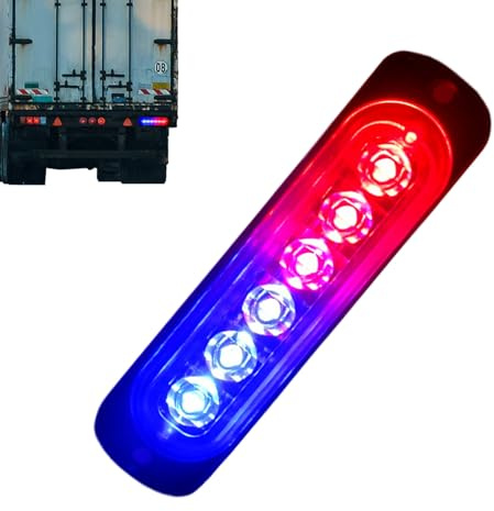 Lumières stroboscopiques à LED - Unité clignotante à 6 ans, accessoire d'avertissement automobile | Éclairage du signal d'urgence, approvisionnement de remplacement pour la moto
