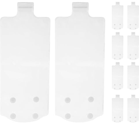 Custodia per telefono impermeabile – PVC – cartello trasparente, custodia per touchscreen | 10 pezzi universale di dimensioni impermeabili con sigillo sicuro per ciclismo, viaggi