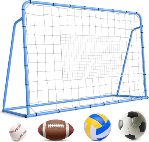 GarveeLife Baseball Rebounder Netz, Verstellbarer Winkel, Sports Baseball Rebounder mit Ziel, Wurf- und Fielding-Trainingsgerät Für Softball, Fußball, Volleyball (184 x 77 x 123cm)