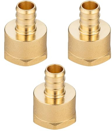 Montaggio rapido 1/2 -B tubo dell'acqua raccordo -facile costruzione in ottone impianto idraulico per sistemi di acqua potabile sicuri compressione B per impianti idraulici